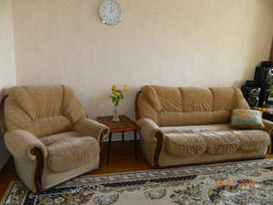 Мягкая мебель (диван и два кресла) - Изображение #1, Объявление #333074