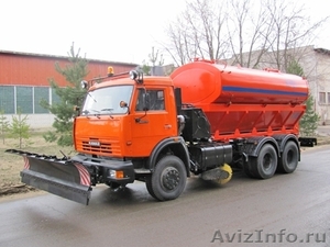 Комбинированная дорожная машина на базе КамАЗ-65115 (зима-лето) - Изображение #1, Объявление #1161439